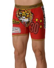 Ed Hardy Men's Tiger Vintage Boxer Brief - Tan