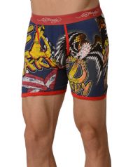 Ed Hardy Men's Eagle Has Landed Boxer Brief - Red
