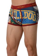Ed Hardy Men's Lets Go Bulldogs Vintage Trunk - Red