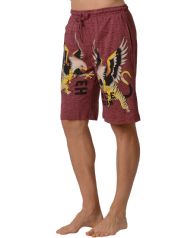 Ed Hardy Men's Eagle Tiger Lounge Shorts - Rose Sand