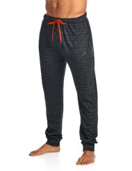 Balanced Tech Men's Jersey Knit Jogger Lounge Pants - Striation Charcoal