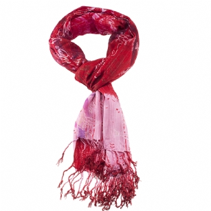 Christian Audigier 80x40 Logo Printed Fringe Scarf - Pink - The Christian Audigier Scarf is a quality scarf from the Christian Audigier Scarves Collection. This Christian Audigier scarf is made of Viscose fabric.