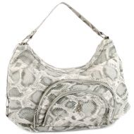 Christian Audigier Holly Snake Hobo Bag -Grey