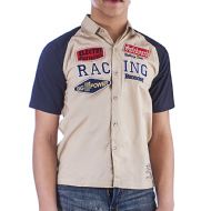 Ed Hardy Kids Boys Buttoned Shirt - Beige/Blue