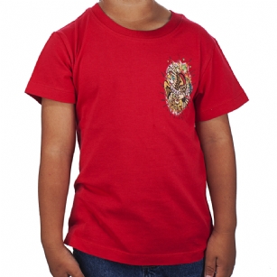 Ed Hardy Toddlers Eagle Basic Tshirt - Red - The Ed Hardy Toddlers Eagle Basic T Shirt is a quality T-shirt that your kids will look ravishing. This shirt features original ED Hardy graphics, It also has printed text with the words "Ed Hardy".