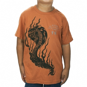 Ed Hardy Toddlers Cobra T-Shirt - Tan - The Ed Hardy Toddlers Cobra T-Shirt is a quality T-shirt in what you will look ravishing.This shirt features original ED Hardy graphics, andshort sleeves. Screen printing and foiling that extends from front to back. It also has printed text with the words "Ed Hardy".