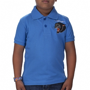 Ed Hardy Toddlers Panther Polo - Cobalt - The Ed Hardy KidsPanther Polo is a qualityPolo that your kids will look ravishing.This shirt features Embroideredoriginal ED Hardy graphics, It also hasEmbroidered text with the words "Ed Hardy".