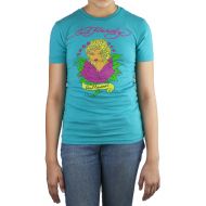 Ed Hardy Kids Girls Short Sleeve T-Shirt - Teal