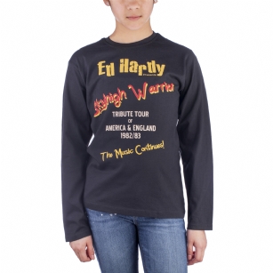 Ed Hardy Kids Girls Long Sleeve T-Shirt - Black - The Ed Hardy Kids Girls  T-Shirt is a Great T-shirt in what your kids will look ravishing. This shirt features original ED Hardy graphics,and long sleeves.