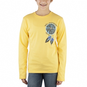 Ed Hardy Kids Girls Long Sleeve T-Shirt - Yellow - The Ed Hardy Kids Girls  T-Shirt is a Great T-shirt in what your kids will look ravishing. This shirt features original ED Hardy graphics,and long sleeves.