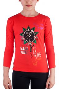 Ed Hardy Kids Girls Long Sleeve T-Shirt - Red