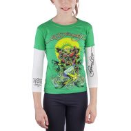 Ed Hardy Toddlers Girls Glitter T-Shirt - Green