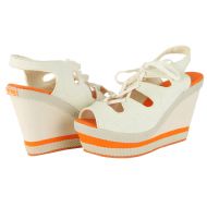 Philip Simon Women's Adele Wedge Shoe-White