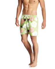 Bottoms Out Men's Swim Board Shorts -Green