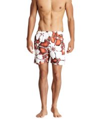 Bottoms Out Men's Swim Board Shorts -Red