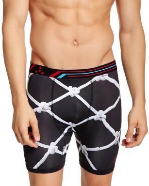 Balanced Tech Men's Active Performance Boxer Briefs - Black White - This Balanced Tech Men's athletic Active Performance Boxer Briefs In Beautiful Photoprint color Prints is made of Soft Lightweight 92% Polyester/ 8% Elastane Fabric, With Breathability technology that moves moisture away from the body and Moisture control wicking ensures fast Quick drying, leaving you dry and comfortable, These Compression Performance Sport Brief  has a 10" rise, 5" inseam with 4 Way easy-stretch design that conforms to your body and wont ride up, features; double-ply contoured front pouch with Closed fly, Super Soft elasticized Signature waistband. This Boxers are great for running and working out and for all day use 