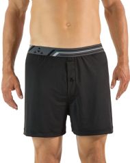 Balanced Tech Men's Active Performance Boxer Shorts - Jet Black