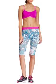 Balanced Tech Women's Printed Under the Knee Capri Pant - Wrap