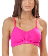 Balanced Tech Women's Performance Triple Strap Caged Sport Bra - Pink