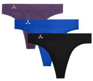 Balanced Tech Women's Seamless Thong Panties 6-Pack - Prism