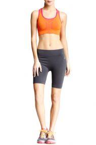 Balanced Tech Women's Performance Seamless Shorts - Charcoal