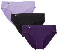 Balanced Tech Women's Seamless Bikini 3 Pack - Blackberry/Tulip Assorted