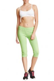 Balanced Tech Women's Knitted Jersey Capri Pant - Jasmine Green