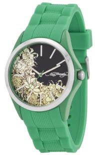 Ed Hardy 1118 Cortana Women's Watch-Green