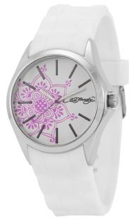 Ed Hardy 1118 Cortana Women's Watch-White