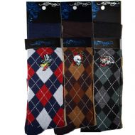 Ed Hardy Argyle Men's Crew Socks