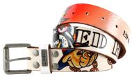 Ed Hardy EH1206 Bulldog Cap Kids-Boys Leather Belt