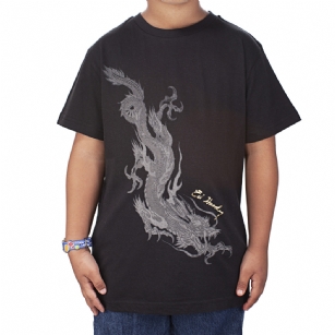 Ed Hardy Toddlers Dragon T-Shirt - Black - The Ed Hardy Toddlers Dragon T-Shirt is a quality T-shirt in what your kids will look ravishing. This shirt features original ED Hardy graphics,and short sleeves.