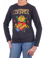 Ed Hardy Kids Girls Long Sleeve T-Shirt - Black