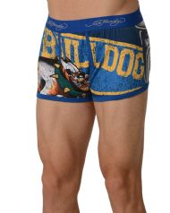 Ed Hardy Men's Lets Go Bulldogs Vintage Trunk - Navy