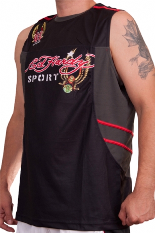Ed Hardy Mens Eagle Sport Tank Top - Black - The Ed Hardy MensEagle SportTank is a quality sportstop from Ed Hardy's Sport Collection.This Tank featuresEd HardyEagle graffitti graphicsprint. It also has printed text with the words "Ed Hardy Sport"on the back.Made of Poly mesh fabric. This printed Ed Hardy tank makes a great start to a cool casual look.			function tabGrouping() {			var current_selected = "";			this.changeSelection = tabChangeSelection;						function tabChangeSelection(new_tab_id, update_master_current_tab) {				if (document.getElementById(current_selected)) {					deactivateTab(current_selected);				}				current_selected = new_tab_id;				activateTab(new_tab_id, update_master_current_tab);			}						function activateTab(which_tab, update_master_current_tab) {				if (document.getElementById(which_tab+'_holder') != null) {				document.getElementById(which_tab+'_holder').className = "tabHolder activeTab";				document.getElementById(which_tab+'_label').className = "pdpTabLabel activeTab";				document.getElementById(which_tab+'_content').className = "tabContent activeTabContent";				}							}						function deactivateTab(which_tab) {				if (document.getElementById(which_tab+'_holder') != null) {				document.getElementById(which_tab+'_holder').className = "tabHolder inactiveTab";				document.getElementById(which_tab+'_label').className = "pdpTabLabel inactiveTab";				document.getElementById(which_tab+'_content').className = "tabContent inactiveTabContent";				}			}			}					.tabsPanel {			width:100%;				}			.tabContainer {			width:100%;			}			.tabContentContainer {			clear:left;			background-color:#FFFFFF;			border:1px solid #CCCCCC;			position:relative;			top:-1px;			margin-bottom:-1px;			}						.pdpTab {			margin-right:auto;			margin-left:auto;						}			.tabCorner{			position:absolute;			top:-1px;			left:auto;			right:0;			z-index:4;			}			.pdpTabLabel {			padding-left:8px;			padding-right:8px;			padding-top:5px;			padding-bottom:6px;			background-color:#CCCCCC;			}			.tabHolder {			border-top:1px solid #CCCCCC;			border-right:0;			border-left:1px solid #CCCCCC;			border-bottom:0;			position:relative;			float:left;			margin-right:2px;			}			.tabtext {			font-family:Verdana, Helvetica, sans-serif;			font-weight:bold;			font-size:12px;			color:#323232;			}			.activeTab {			background-color:#FFFFFF;			z-index:3;			cursor: default;			}			.inactiveTab {			background-color:#CCCCCC;			z-index:0;			cursor: pointer;			}			.tabContent {			background-color:white;			padding:8px;			min-height:135px;			}						.activeTabContent {			display:block;			}						.inactiveTabContent {			display:none;			}		pdp_info_tab_group = new tabGrouping();pdp_info_tab_group.changeSelection('pdpInfoTab1',0);