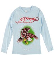 Ed Hardy Toddlers Eagle T-Shirt - Light Blue