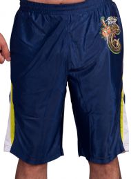 Ed Hardy Mens Sweat Pants Shorts - Blue