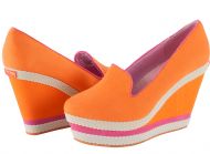 Philip Simon Women's Abbe Wedge Shoe - Coral