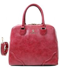 Vertigo Paris Darci Large Satchel Bag - Red