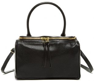 Vertigo Paris Karmen Rectagle Shoulder Bag - Black - Vertigo Paris brings us exciting bags for the dedicated fashionista. The fabulous VertigoKarmen Rectangle Shoulder Baghas plenty of space for everything and plenty of style for anything. Features, faux leather exterior, a top zip around closure, single top handle wit 7" drop, removable adjustable shoulder cross-body strap, polished Signature Logo at top, fully lined fabric interior with slip and wall zip pocket, includes dust bag. Bag Measures: 11.5" x 7" x 6.5" (WxHxD). This bag Will become your "go-to" bag for running errands.Vertigo Paris Designed in Los Angeles - Vertigo's product line includes every lady's wardrobe staples including dresses, tops, trousers, skirts and handbags, the brand that presents the feminine yet modern and clean-out collection without breaking the bank!