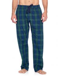 Ashford & Brooks Mens Woven Sleep Pants - Green Blackwatch