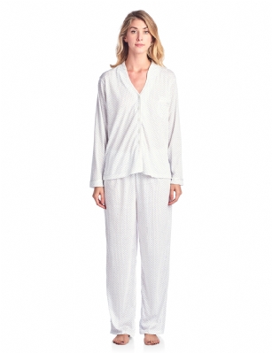 Casual Nights Women's Long Sleeve Floral Lace Trim Pajama Set - White - Size recommendation: Size Medium (4-6) Large (8-10) X-Large (12-14) XX-Large (16-18), Order one size up For a more Relaxed FitHit the sack in total comfort with these Soft and lightweight cotton blend Pajamas in a fun dot pattern elevates the coziest pajamas you'll ever own from basic to blissful, Pant has an elastic drawstring waist for easy pull on, inseam length approximately 30", Shirt Features: Long Sleeves, V-neck, open pocket, Button closure, Lace and ribbon Trim for the extra feminine touch. A comfortable straight fit perfect for sleeping or lounging around