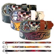 Ed Hardy EH3298 Hearts on Fire -Kids Girls-Leather Belt