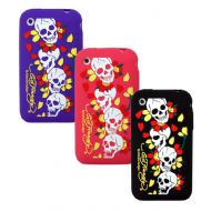 Ed Hardy iPhone 3G & 3GS Skull & Flower Mold Gel Case