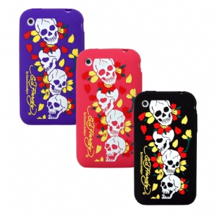 Ed Hardy iPhone 3G & 3GS Skull & Flower Mold Gel Case - The Ed Hardy iPhone 3G & 3GSSkull & Flower Mold Gel Caseisa must have fashion accessory for your wireless lifestyle. It features include form-fitting case designed to perfectly fit your device, Durable, protects your handheld from scratches and bumps and have access to all parts and functions. It also has the Original Ed Hardy graphics and has printed text with the words "Ed Hardy by Christian Audigier". This Ed Hardy iPhone Gel Case would make a great gift idea.