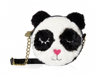 Luv Betsey By Betsey Johnson Kitch Ben Panda Crossbody - White - Give any outfit an edgyand fun look With LUV BetseyKitchPanda Crossbody. Features faux fur exterior withBear facedetails,zip closure closure and fully lined interior.It's quirky and cute from beginning to end!
