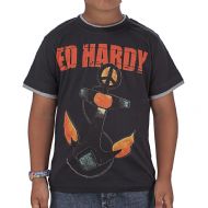 Ed Hardy Toddlers Anchor T-Shirt - Black