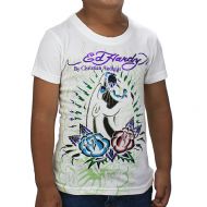 Ed Hardy Toddlers Panther Tshirt - White