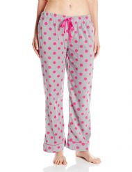 Bottoms Out Womens Micro Fleece  Pajama Pants - Grey