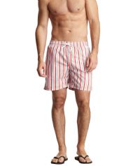 Bottoms Out Men's Swim Board Shorts -Red